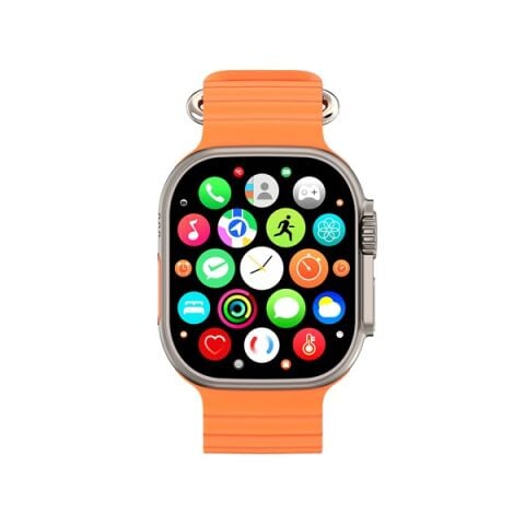 Hytech W69 Watch IOS ve Android Uyumlu MActive 2.05'' inç Geniş Ekranlı Gümüş Akıllı Saat