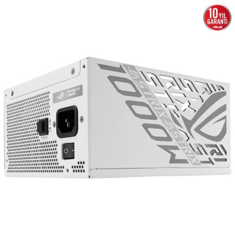 ASUS 1000W 80+ PLATINUM ROG STRIX 1000P WHITE PCIE 5.0 TAM MODÜLER POWER SUPPLY BEYAZ