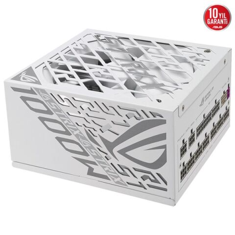 ASUS 1000W 80+ PLATINUM ROG STRIX 1000P WHITE PCIE 5.0 TAM MODÜLER POWER SUPPLY BEYAZ