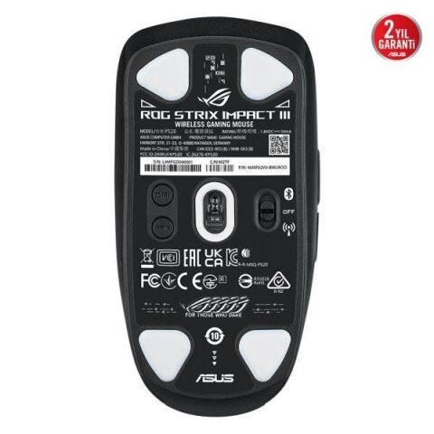 ASUS ROG STRIX IMPACT III P520 36000dpi KABLOSUZ GAMING MOUSE