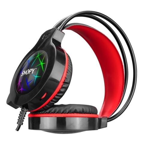 <![CDATA[Snopy SN-GX7 CRAZY Siyah Ledli Mikrofonlu Oyuncu Kulaklığı]]>