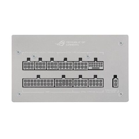 ASUS 1000W 80+ GOLD ROG STRIX 1000G AURA WHITE TAM MODÜLER POWER SUPPLY BEYAZ