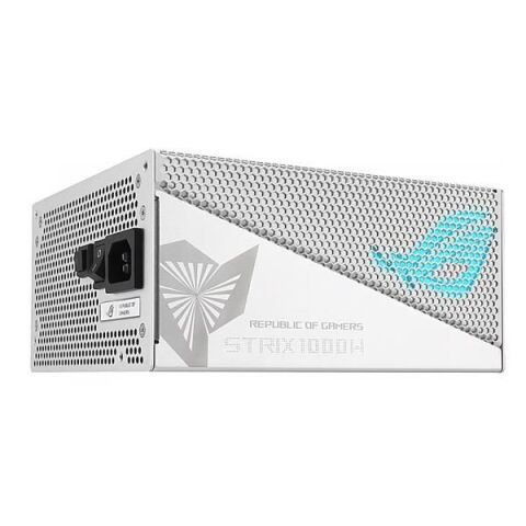 ASUS 1000W 80+ GOLD ROG STRIX 1000G AURA WHITE TAM MODÜLER POWER SUPPLY BEYAZ