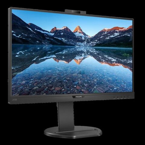 PHILIPS 23.8'' IPS 243B9H/00 4MS 75HZ HDMI-DP USBC PIVOT WEB KAMERALI MONİTÖR