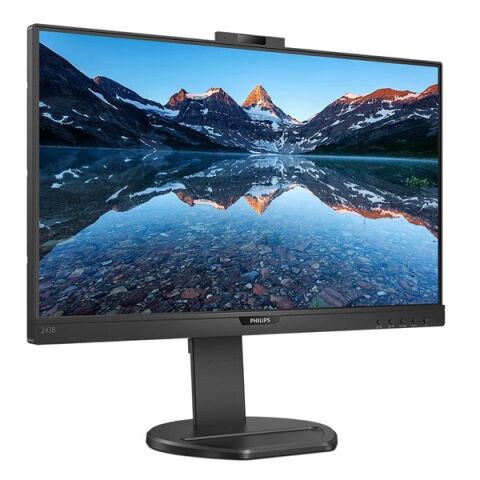 PHILIPS 23.8'' IPS 243B9H/00 4MS 75HZ HDMI-DP USBC PIVOT WEB KAMERALI MONİTÖR