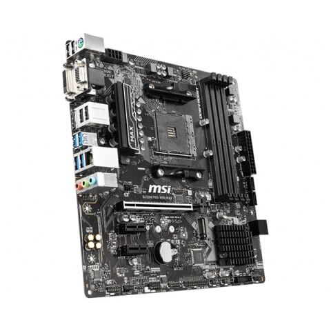 MSI B450M PRO-VDH MAX DDR4 HDMI PCIE 4.0 AM4 mATX