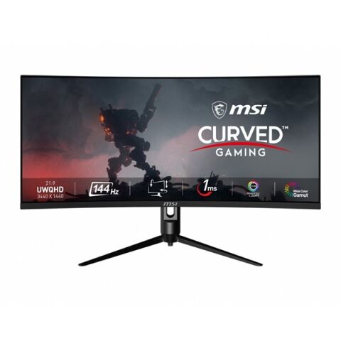 MSI 34'' VA OPTIX MAG342CQR 1MS 144HZ HDMI-DP KAVISLI GAMING MONİTÖR 3440X1440