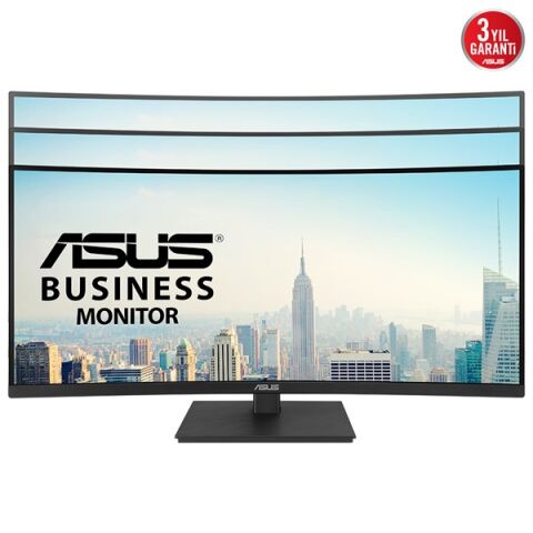 ASUS 34'' VA VA34VCPSN 1MS 180HZ HDMI-DP TYPE-C-LAN KAVISLI KURUMSAL MONİTÖR 3440X1440