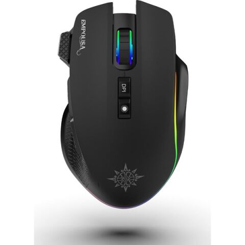 INCA Empousa Kablosuz + Bluetooth Gaming Siyah Mouse IMG-GT22