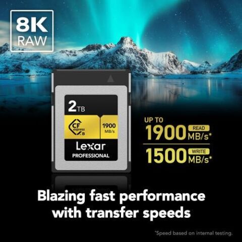 <![CDATA[LEXAR 2TB PROFESSIONAL GOLD LCXEXPR002T-RNENG CFEXPRESS 4.0 TYPE-B KART]]>