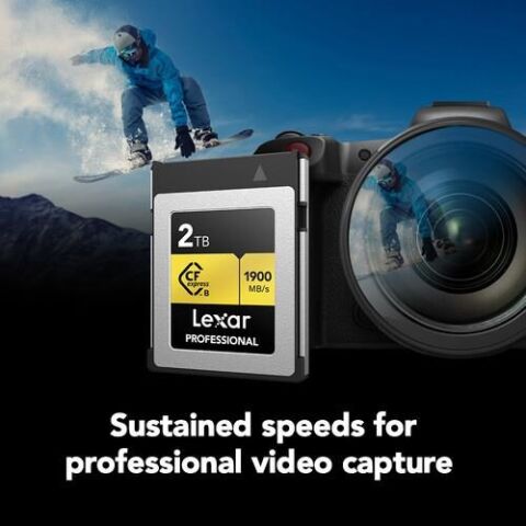 <![CDATA[LEXAR 2TB PROFESSIONAL GOLD LCXEXPR002T-RNENG CFEXPRESS 4.0 TYPE-B KART]]>