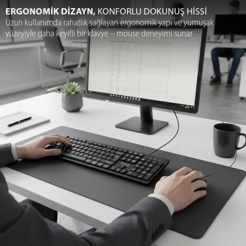 INCA USB Q Standart Klavye - Mouse Set IMK-376T