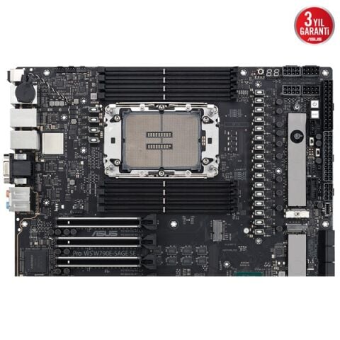 ASUS PRO WS W790E-SAGE SE W790 ECC RDIMM DDR5 PCIE 5.0 4677p CEB SUNUCU ANAKARTI