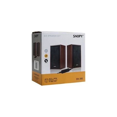 Snopy SN-385 2.0 USB 5V 80dB Ahşap 2.5'' 3W*2 Speaker