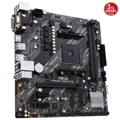 ASUS PRIME A520M-E CSM DDR4 HDMI-DP PCIE 4.0 AM4 mATX KURUMSAL ANAKART