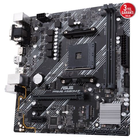ASUS PRIME A520M-E CSM DDR4 HDMI-DP PCIE 4.0 AM4 mATX KURUMSAL ANAKART
