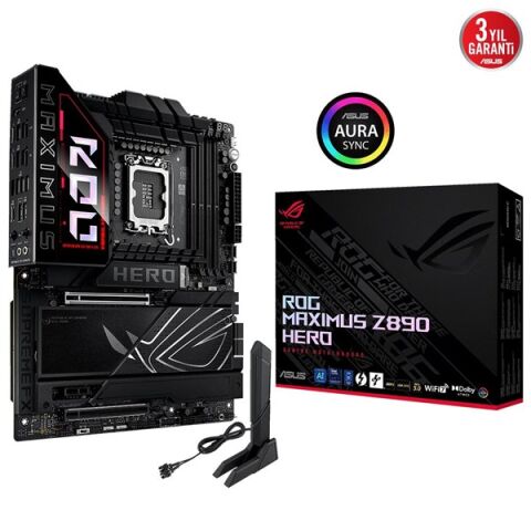 ASUS ROG MAXIMUS Z890 HERO WIFI7 DDR5 HDMI-USBC PCIE 5.0 1851P ATX