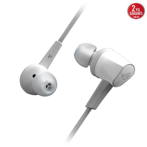 Asus Rog Cetra Iı Core Whıte Kulakiçi Oyuncu Kulaklığı Pc/Ps4/Xbox One İçin 3,5 Mm Konnektör Mobil Ve Nıntendo Swıtch