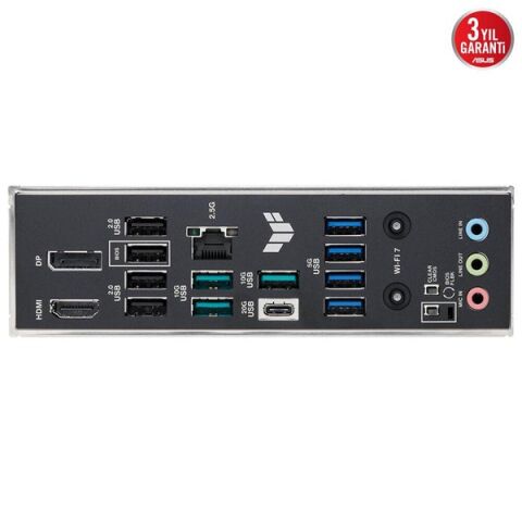 ASUS TUF GAMING B850M-PLUS WIFI7 DDR5 HDMI-DP TYPEC PCIE 5.0 AM5 MATX