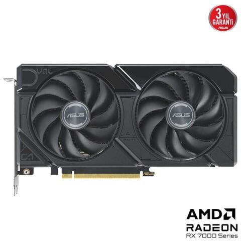 ASUS 16GB DUAL RX7600XT-O16G GDDR6 128bit HDMI-DP PCIE 4.0