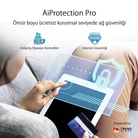 ASUS XT8 (W-2-PK) ZENWIFI WIFI6 AX6600 ROUTER 2-li paket Beyaz