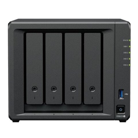 SYNOLOGY DS925-16G PLUS RYZEN V1500B-4GB RAM- 4-diskli Nas Server (Disksiz)