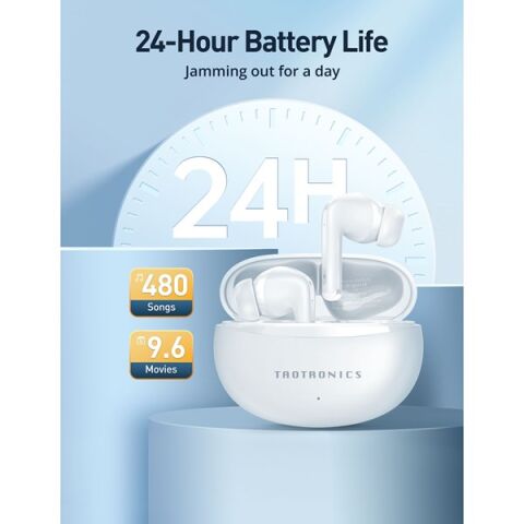 TAOTRONICS Anc TT-BH1118-WH Mikrofonlu 5.3 Bluetooth Kulaklık Beyaz