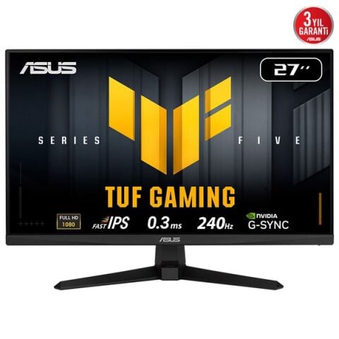 ASUS 27'' FAST IPS TUF GAMING VG279QM5A 0.3MS 240hz HDMI-DP Gaming Monitör (1920 X 1080)