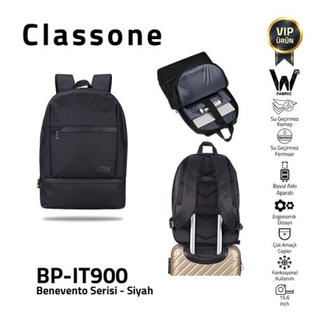 Classone Bp-It900 Benevento Serisi 15.6''Sırt Çantası