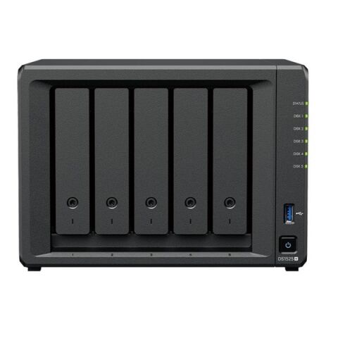 <![CDATA[SYNOLOGY DS1525 PLUS RYZEN V1500B 32GB RAM- 5-diskli Nas Server (Disksiz)]]>