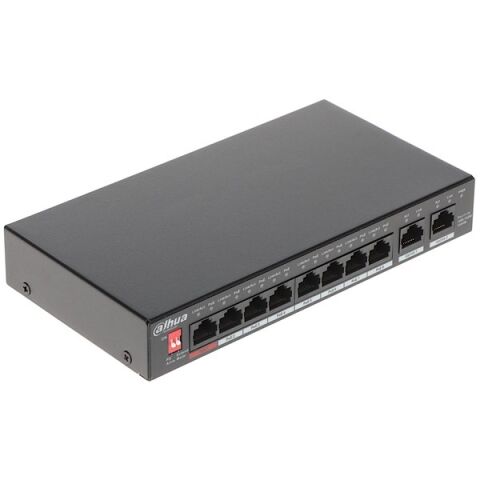 DAHUA 8port 90w PFS3010-8GT-96 GIGABIT 2-Uplink Yönetilemez FULL POE SWITCH