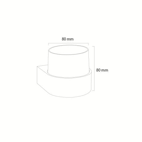 Goya Gy 6231 7 Watt Ledli Duvar Aplik