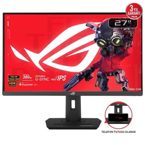 ASUS 27'' FAST IPS ROG STRIX XG279CNS 1MS 380HZ HDMI-DP Gaming Monitör (1920 X 1080)