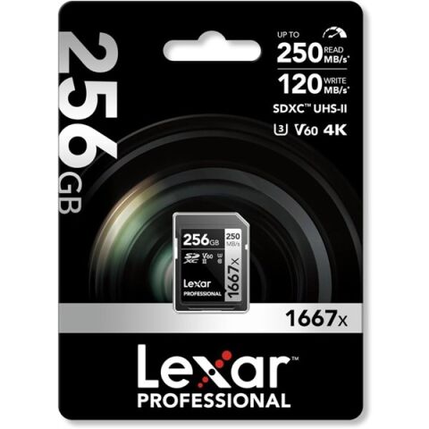 <![CDATA[LEXAR 256GB PROFESSIONAL 1667X LSD256CBNA1667 SDHC HAFIZA KARTI]]>