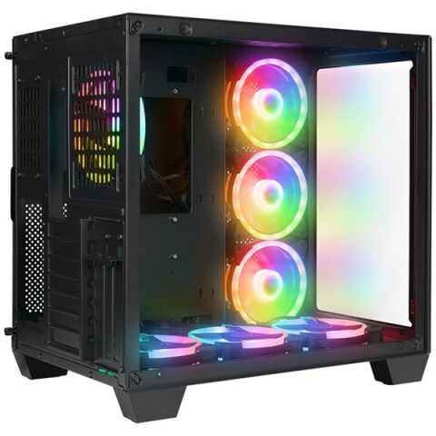 RAMPAGE ICEWAVE 7-RGB FAN+KONTROLCÜLÜ E-ATX PC KASASI