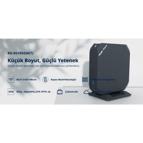 <![CDATA[RUIJIES 5port RG-EG105GW(T) GIGABIT YÖNETİLEBİLİR VPN ROUTER]]>