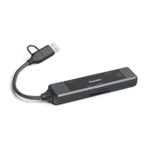 Dark DK-AC-USB350L USB-C & USB-A to 5 Port 2xUSB-A, Ethernet, TF&SD Kart, USB3.0 Multi Port HUB
