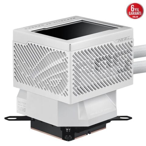 ASUS 240MM ROG RYUJIN III 240 ARGB OLED AM5-1851P SIVI SOĞUTMALI İŞLEMCİ FANI BEYAZ