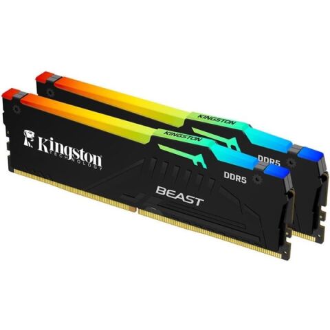 KINGSTON 64GB (2X 32GB) DDR5 6000MHZ CL36 RGB DUAL KIT PC RAM BEAST EXPO KF560C36BBEAK2-64TR