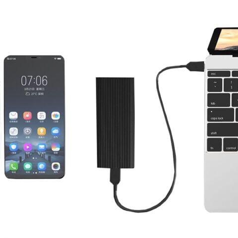 CODEGEN M2 Type-C CDG-SSD-10BC PCIe NVMe M2 Alüminyum Harddisk Kutusu Siyah