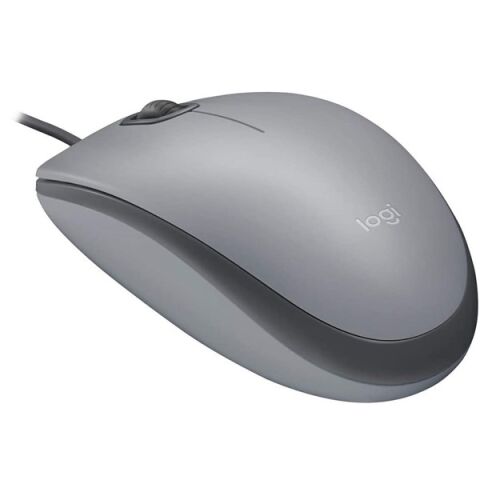 LOGITECH M110 Sessiz Tam Boyutlu Kablolu Usb-A Bağlantılı Optik Mouse - Gri 910-006760
