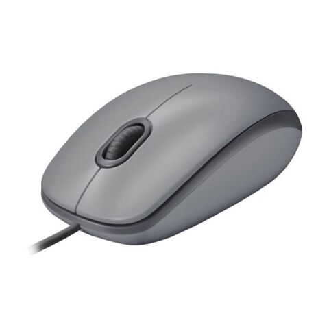LOGITECH M110 Sessiz Tam Boyutlu Kablolu Usb-A Bağlantılı Optik Mouse - Gri 910-006760