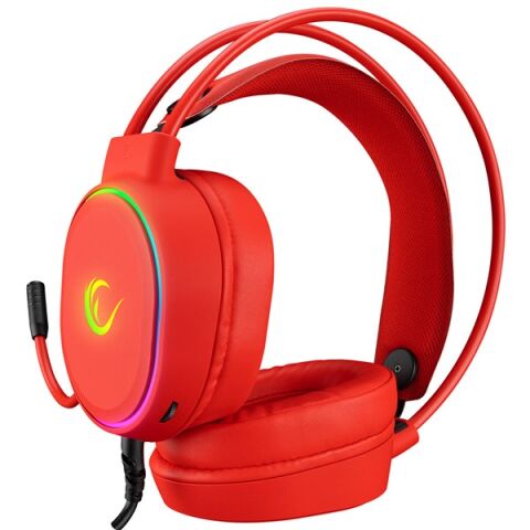 <![CDATA[Rampage ROGUE Kırmızı USB RGB Ledli Gaming Oyuncu Mikrofonlu Kulaklık]]>