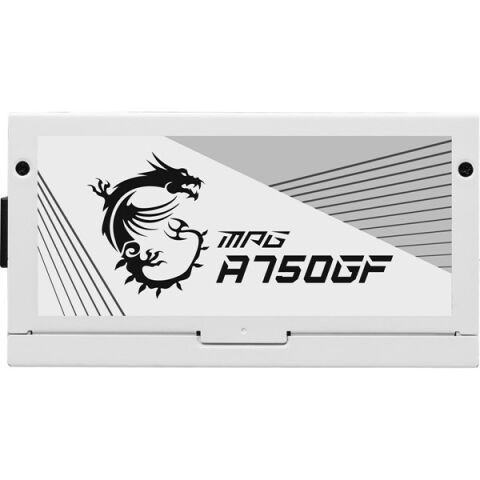 MSI 750W 80+ GOLD MPG A750GF WHITE POWER SUPPLY