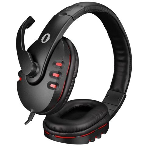 <![CDATA[SNOPY Conqueror USB Siyah/Kırmızı Gaming Mikrofonlu Kulaklık SN-338]]>