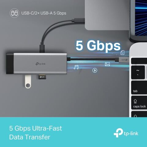 TP-LINK UH5020C USB Type-C 5-in-1 Hub 100W