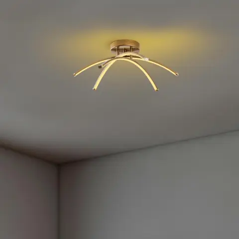 Parlak Gold Led'Li Avize PER-13686
