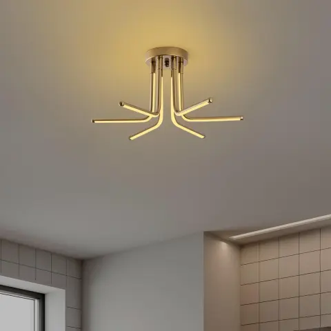 Parlak Gold Led'Li Avize PER-13675