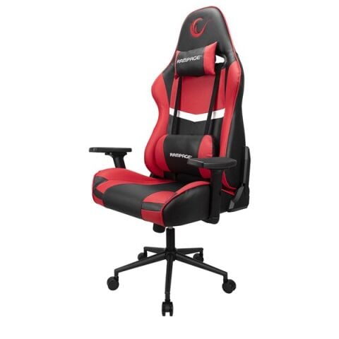 Rampage KL-R56 3D Kol,Tam Dökme Süngerli Siyah/Kırmızı Oyuncu Koltuğu