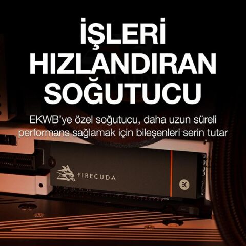 SEAGATE 2TB FIRECUDA 530 ZP2000GM3A023 7300-6900MB/s M2 NVME GEN4 DİSK SOĞUTUCULU